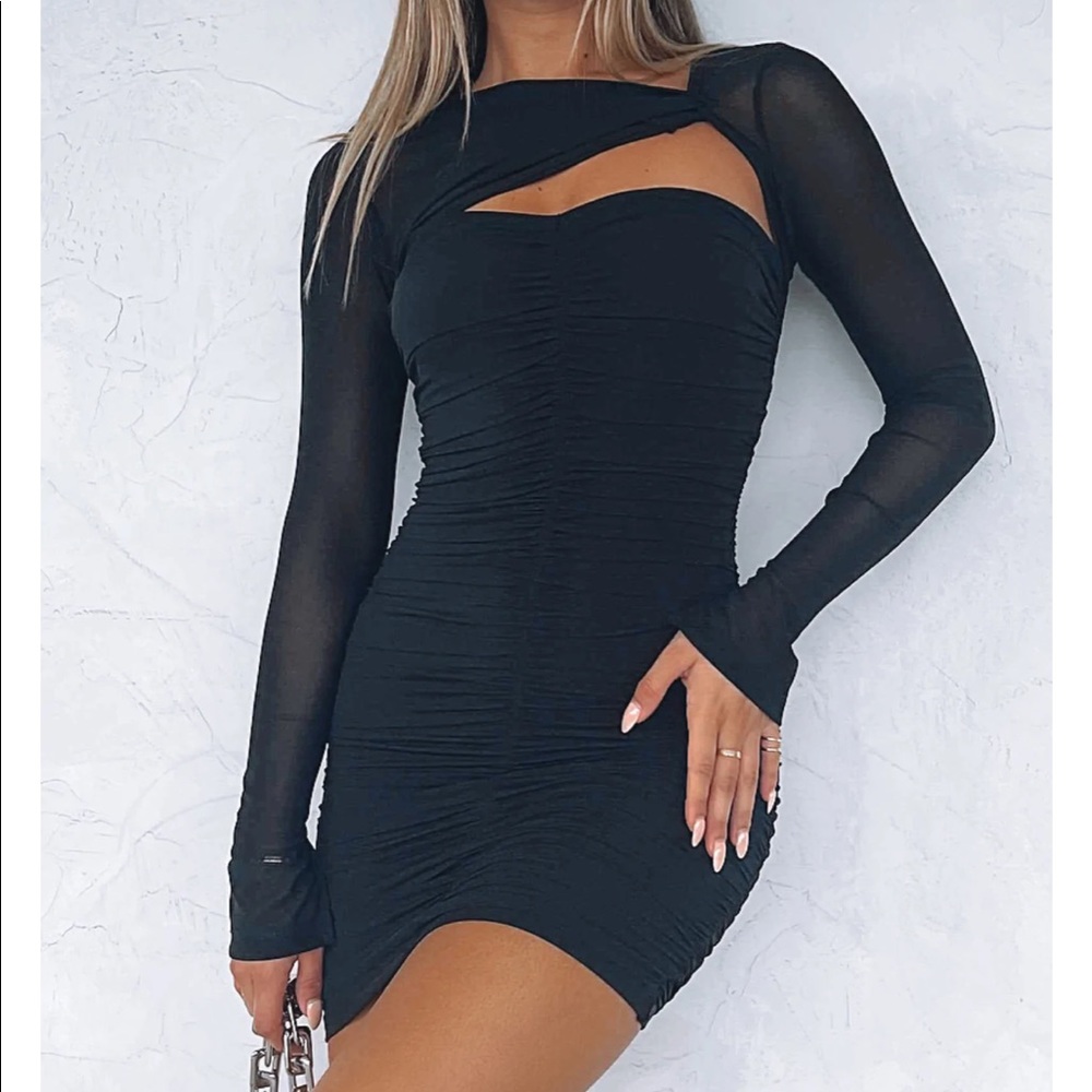 White Fox Boutique (Size S) mini black party/club dress